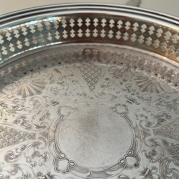 Newport by Gorham Silverplate Serving Tray - Picture 4 of 5